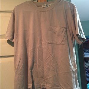 2/$15 Nude pocket tee/ super soft feel 